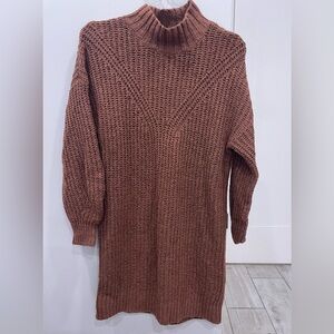 Old Navy Women’s Brown Knit Short Sweater Dress Size S
